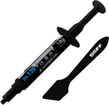 BSFF Thermal Paste 1.8g with Tool Kit CPU Paste Thermal Compound Paste Heatsink for IC/Processor/CPU/All Coolers Carbon Base High Performance