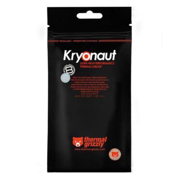 Thermal Grizzly Kryonaut, High Performance Thermal Paste for Cooling All Processors, Graphics Cards and Heat Sinks in Computers and Consoles -1.0 Gram